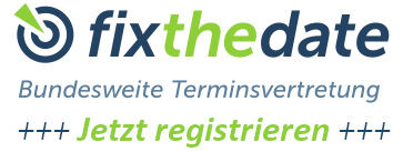 Terminsvertretung,fixthedate.de,Registrieren